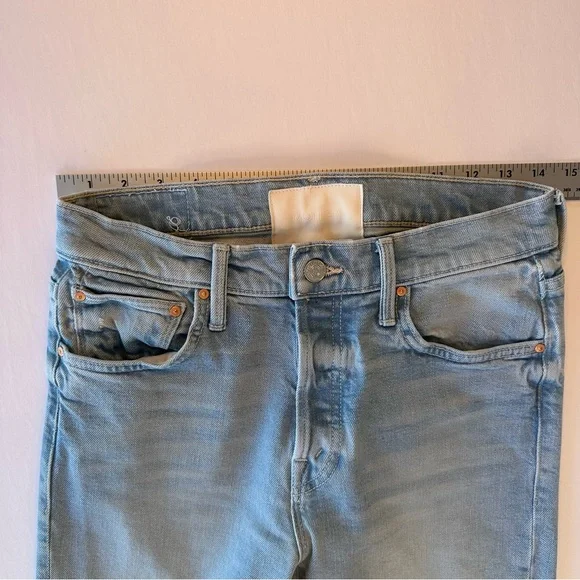 Mother Superior The Scrapper Cuff Ankle Fray Lonely Hearts Club Jeans Size 25 - Picture 4 of 16